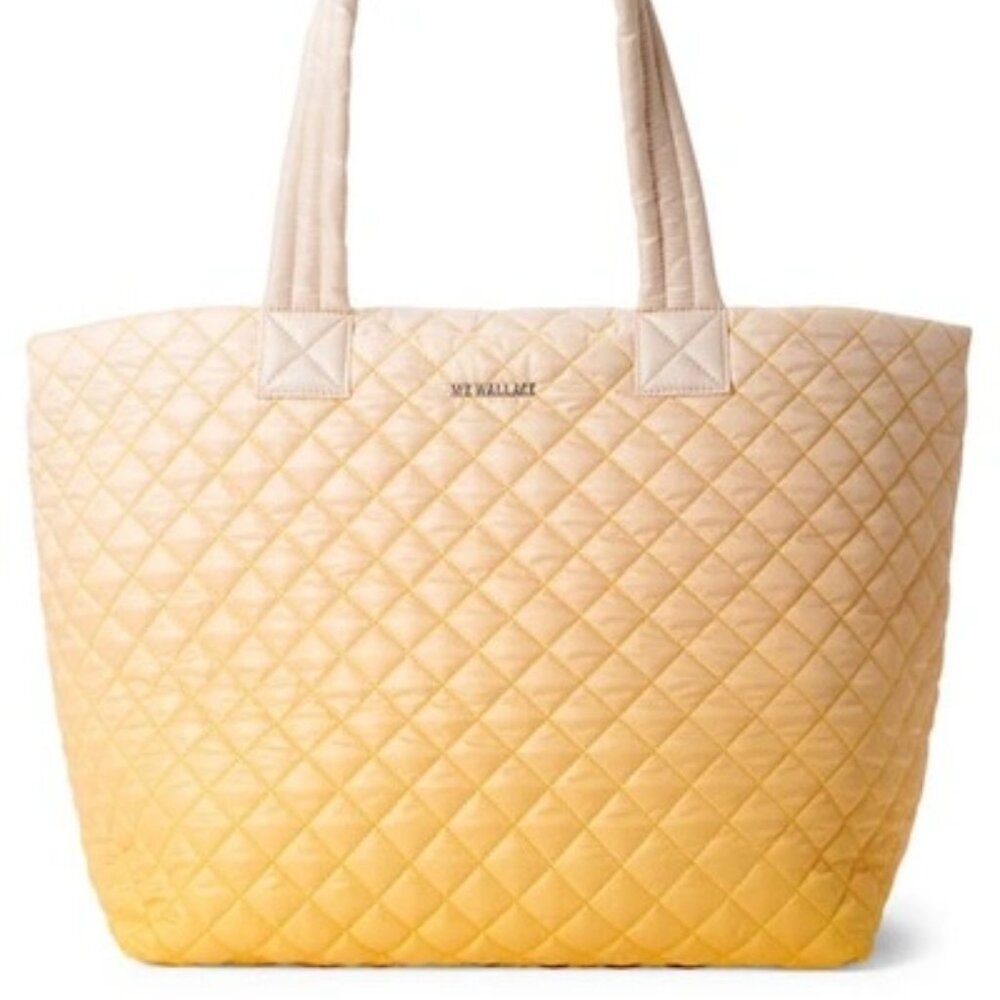 MZ Wallace Metro Tote Deluxe - Large, Sunflower Ombre, Brand New, Never Used